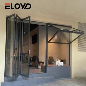 Up-and-down folding window